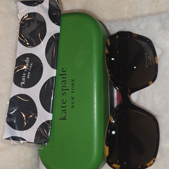 Kate Spade ANNORA/P/S SOU HAVANA PINK 54/18/130 Women's Sunglasses polarized - Picture 6 of 14